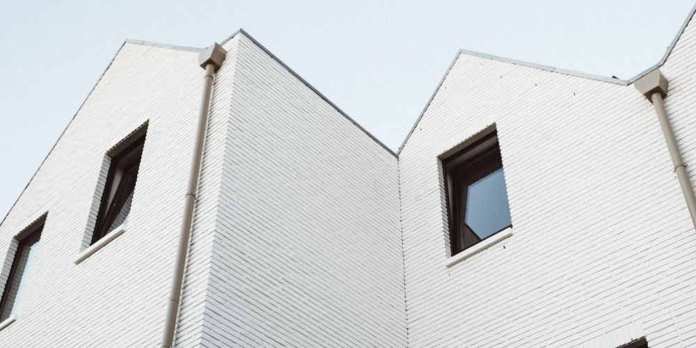 White exterior painting